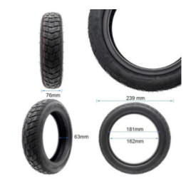 Безкамерна външна офроуд гума за тротинетка 10X2.50-6.5 / B50