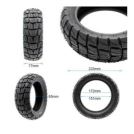 Безкамерна външна офроуд гума за тротинетка 255X80 - 10x3-6