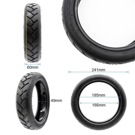 Безкамерна външна гума за тротинетка Xiaomi Mi4 250x54 | Гел