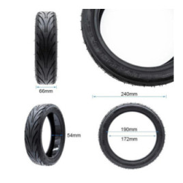 Безкамерна външна гума за тротинетка 60/65-6.9 | Гел