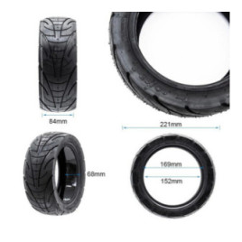 Безкамерна външна гума за тротинетка 80/65-6 | Гел