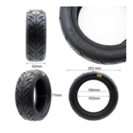 Безкамерна външна гума за тротинетка 90/65-6