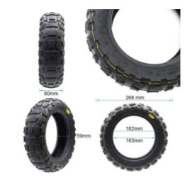 Безкамерна външна офроуд гума за тротинетка 90/65-6