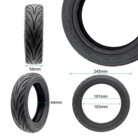 Безкамерна външна гума за тротинетка 60/70-6.5