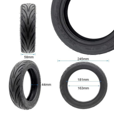 Безкамерна външна гума за тротинетка 60/70-6.5