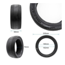 Безкамерна външна офроуд гума за тротинетка 10x3-6.5
