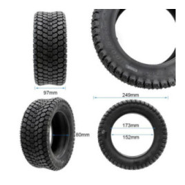 Външна офроуд гума за тротинетка 100/55-6
