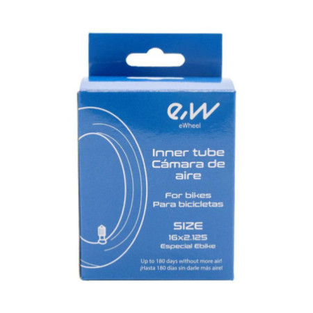 Вътрешна гума за велосипед 16x2.125 | Крив вентил 90x90