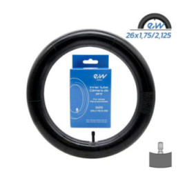 Вътрешна гума за велосипед 26x1.75/2.125 | Прав вентил